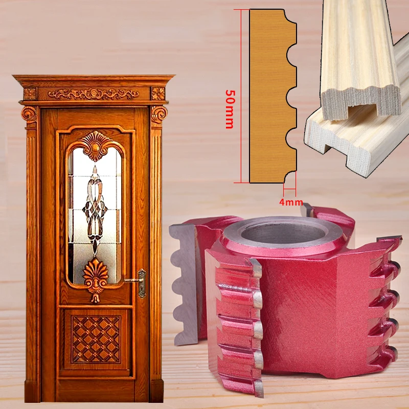 LIVTER Customized деревообрабатывающий 4 зубца TCT формирователь дверных сердцевинок