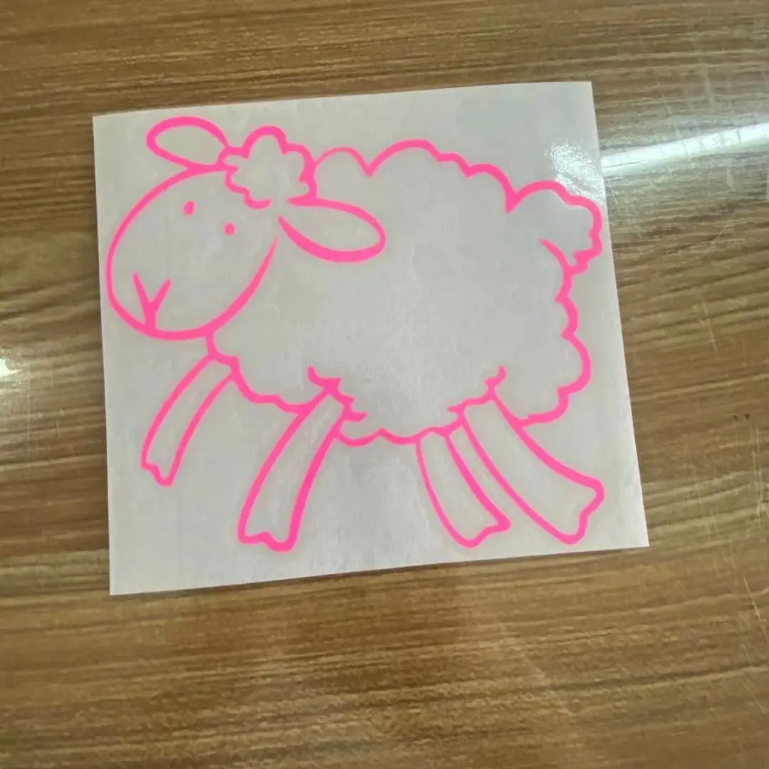 Милая овечка искусственный декор милые интересные модные наклейки на окна