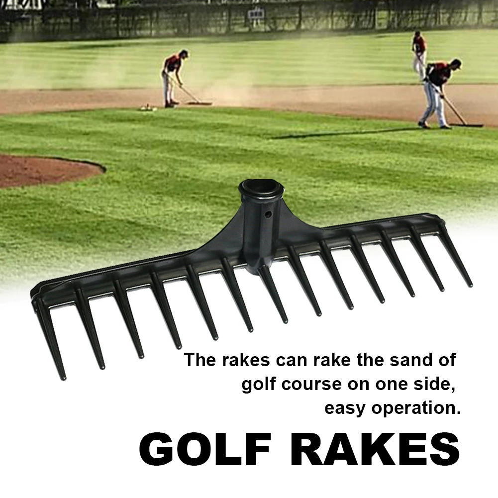 

Practical Club Portable Golf Rake Gardening Tools Glass Fiber Personal Use Bunker Retrieve Ball Lightweight Multifunction