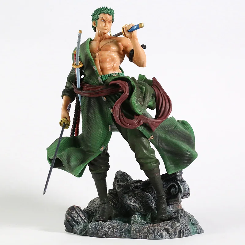 

28cm One Piece Roronoa Zoro GK Statue Collectible Figure Model Toy