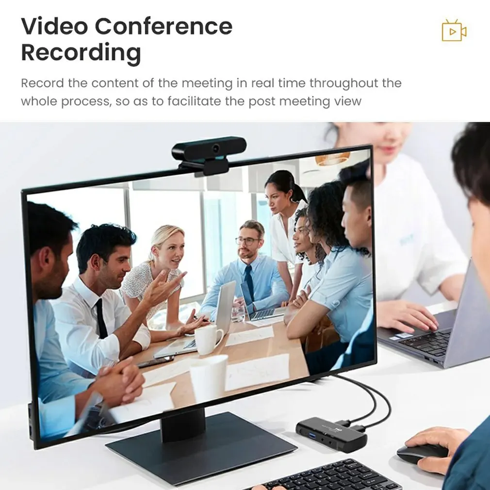 

Video Recorder Grabber Capturing Game Live HD 1080P 4K Video Capture Card HDMI-Compatible to USB 2.0 Video Game Recording