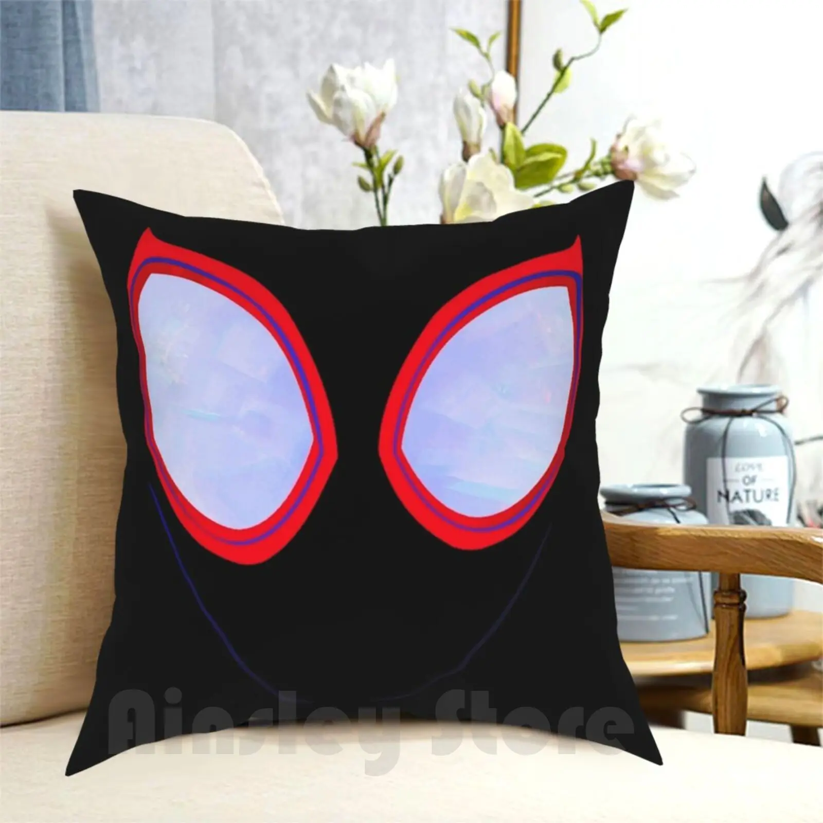 

Spidy Superhero-Miles Morales Pillow Case Printed Home Soft Throw Pillow Radioactive Spide Ny Nyc Spider Brooklyn Peter