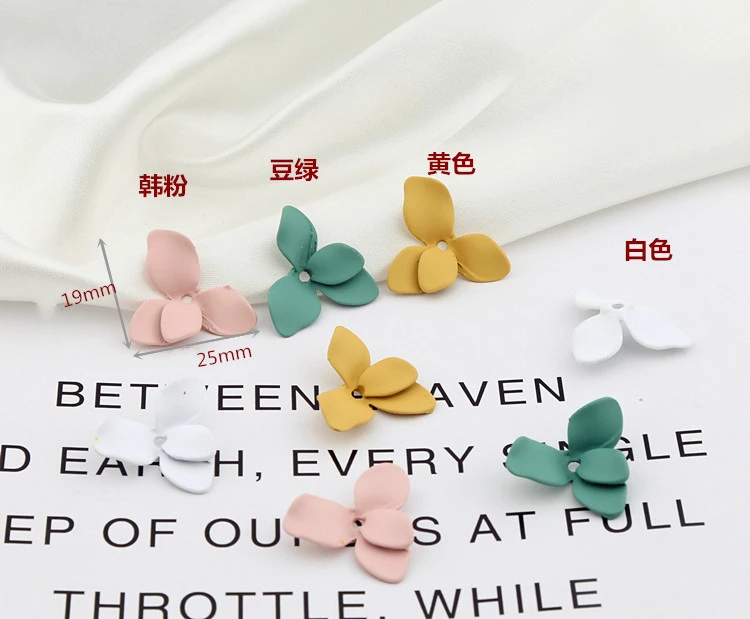 Корейские модные цветочные серьги руки сделай сам из материала сплав спрей