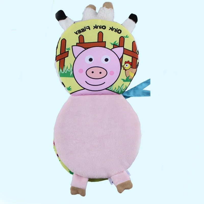 Jollybaby животные познание ног Ткань Книга игрушка активность детская книга ребенок