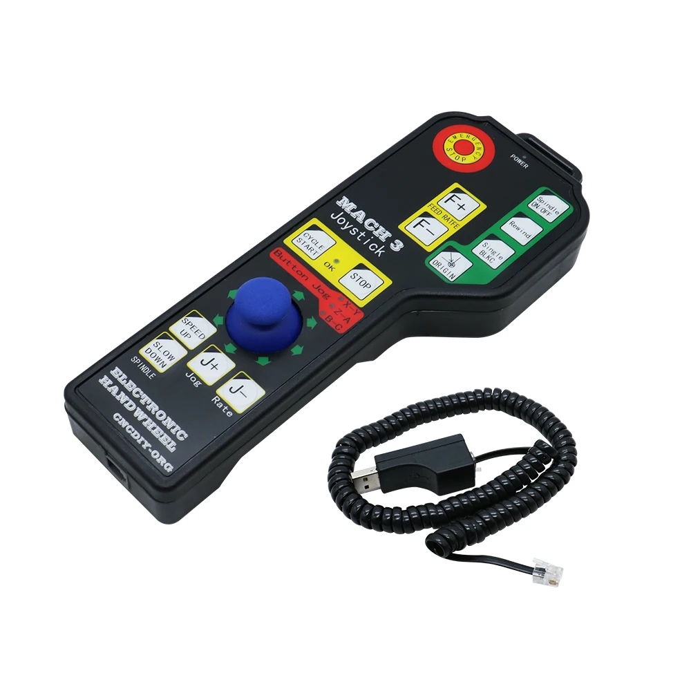 Электронный ручной контроллер Mach3 Usbmodbus Mpg ЧПУ гравировальная машина плата