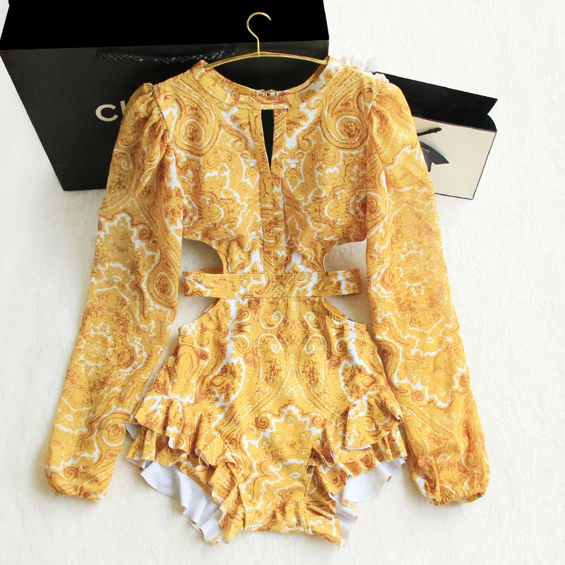 

STAERK One piece swimsuit women's summer conservative 2021 new French retro cover meat show thin long sleeve swimsuit