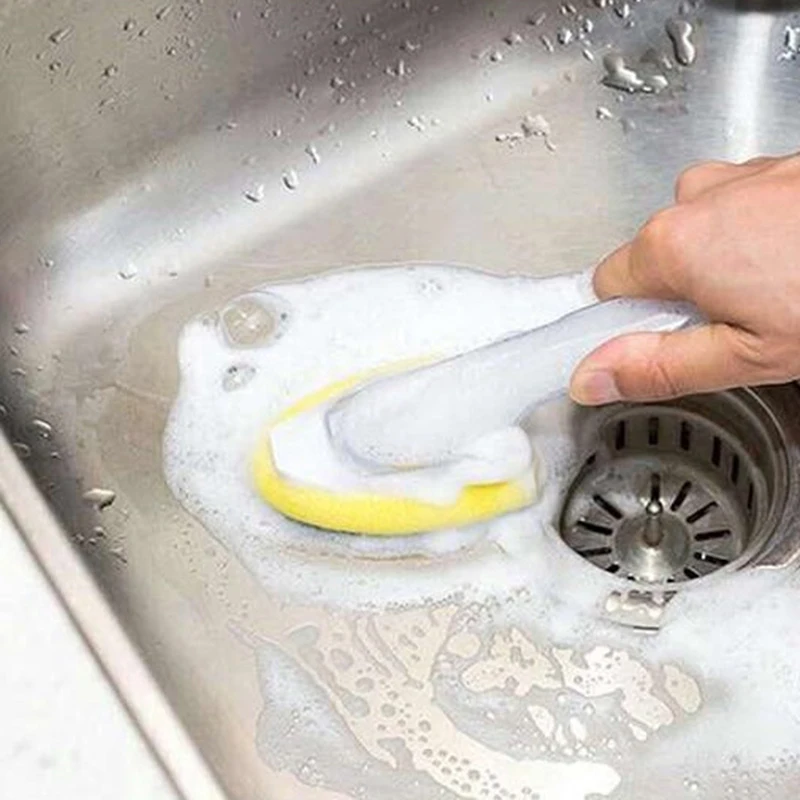 

Portable Refill Dispenser Scrubber Cleaner Dish Brush Scrub Refill Washing Dishwasher Kitchen Clean Cleaning Brush Tool