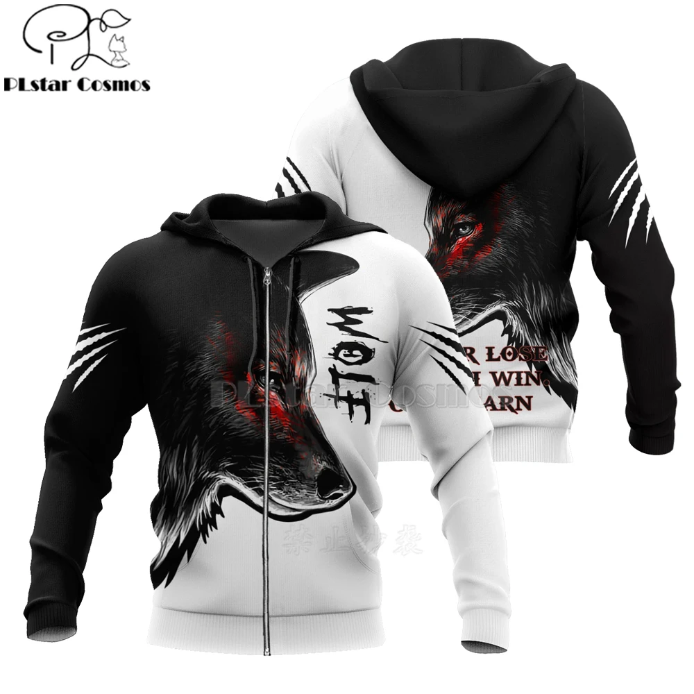 

Wolf Printed Hoodies Men 3d Hoodies Brand Sweatshirts Jackets Quality Pullover Fashion Tracksuits Animal Streetwear Out Coat-3