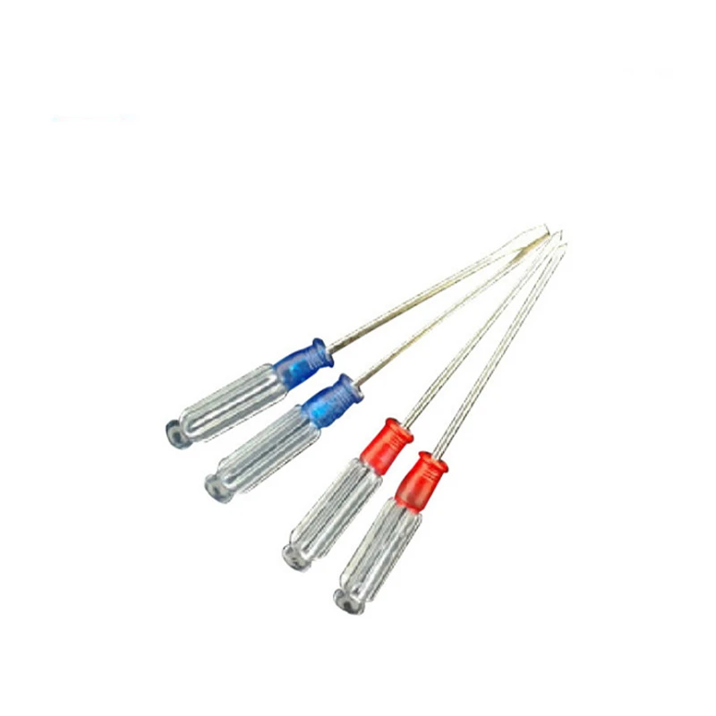 

1pcs small screwdriver Crystal clear screwdriver Slotted/Phillips small starter 3X75MM tool non-magnetic 3 inch