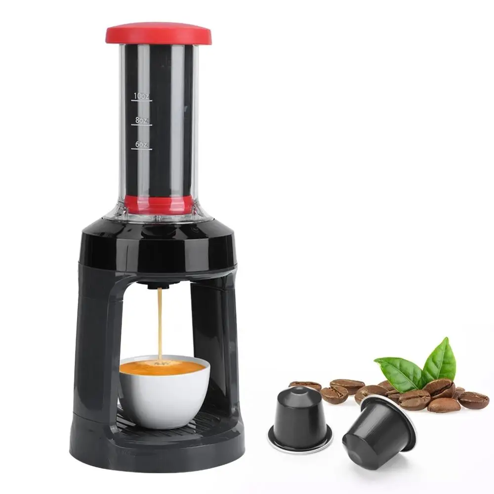 K-Cup Manual Coffee Maker Coffee Brewer Single Serve Coffe Machine Manual Hand Press Coffee Maker Espresso coffee machine