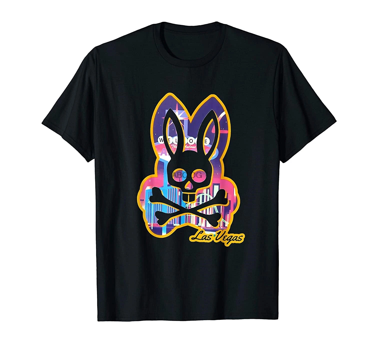 

Pshyco Bunny Las Vegas 80s 70s Retro Vintage Souvenir Gift T-Shirt