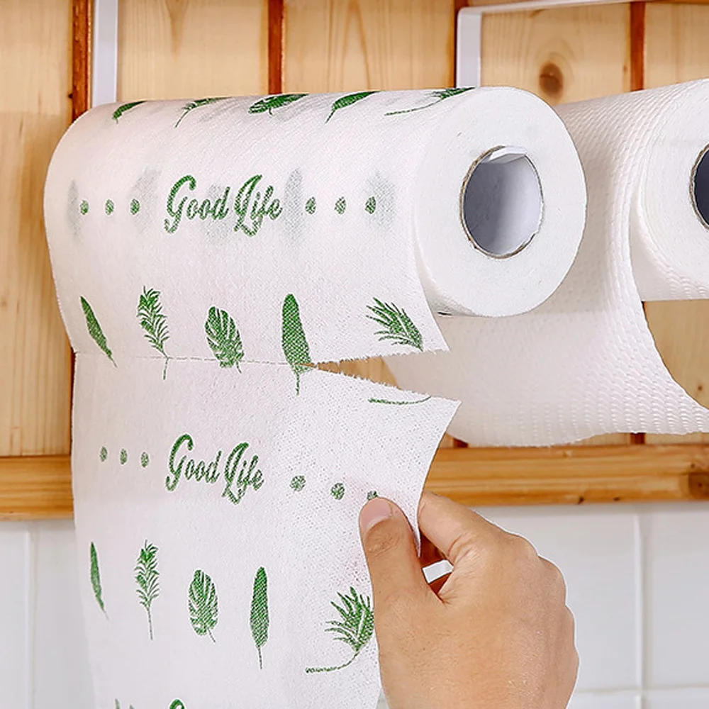 Многоразовое бамбуковое полотенце s кухонное блюдо ткань бумажное рулон