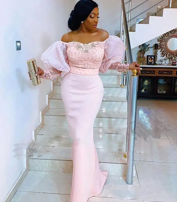 Женское платье-Русалка с V-образным вырезом блестками и баской - купить по