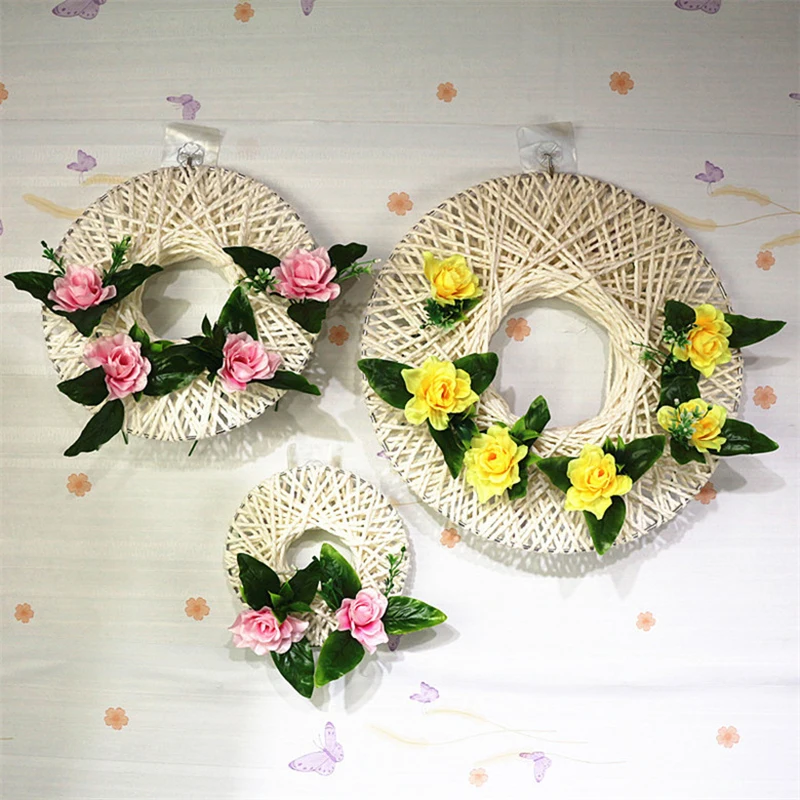 Свадебный реквизит в виде диска НЛО ротанговая веревка сделай сам внутренняя