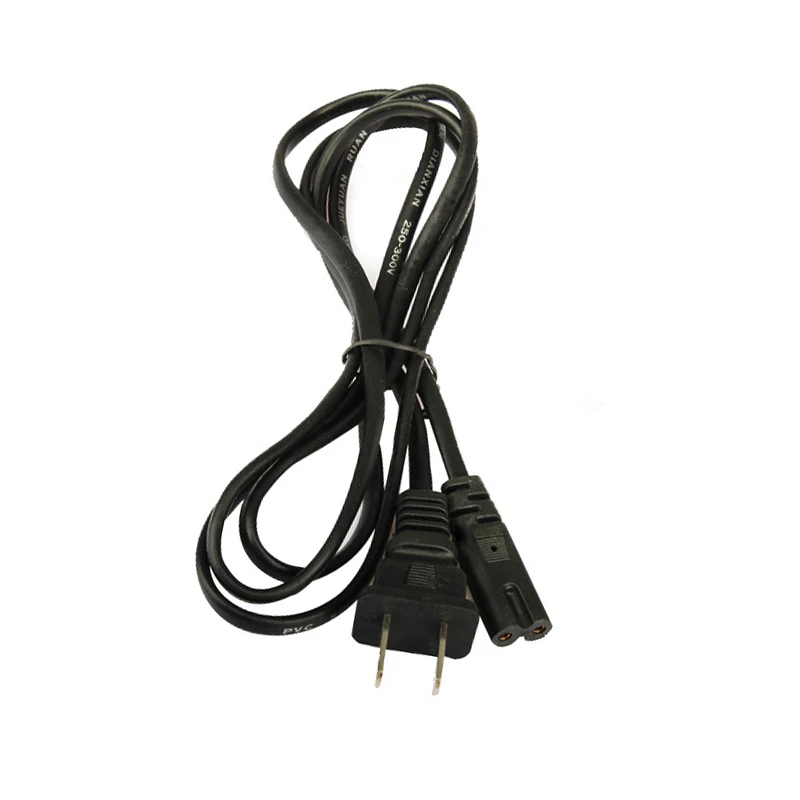 Американский 2-зубчатый кабель питания переменного тока для Sony PS2 PS3 Slim 50 см Edition SP99