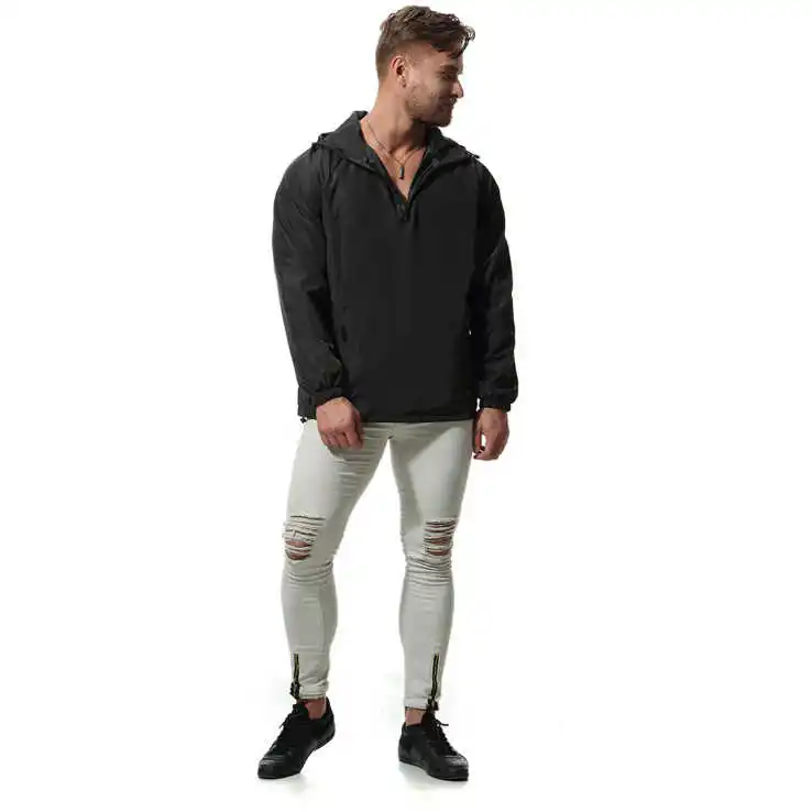 

Newest Jacket Men Windbreaker Autumn Hooded Casual Jackets Male Coat England Style Zippers Thin Jacket Europe/US Size S-XXL
