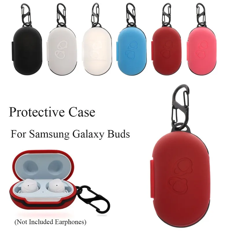 Силиконовый чехол для Galaxy Buds 2019 брелок Samsung защитный мягкий зарядки|Наушники и