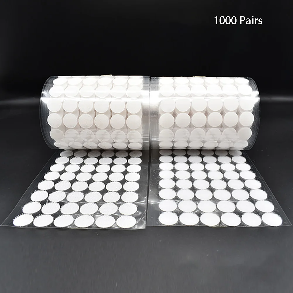 1000 пар самоклеющиеся ленты в горошек ремесла поставки круглый крючок DIY классная