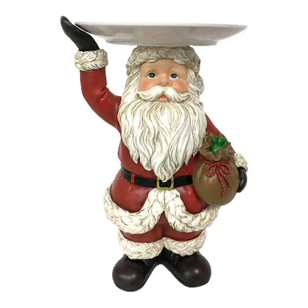 

Статуэтка Санта-Клауса из смолы, статуя из смолы, настольная полка, креативное украшение для сада, спальни, украшение