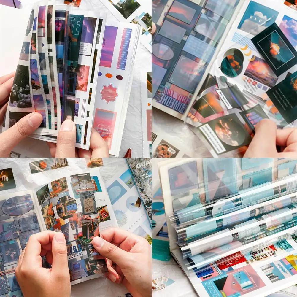 

World Series Paper Stickers Material Sticker Book Memo Ablum Stationery Decoration Juroanl Diy Craft Planner Pad Diary Scra Z6G7