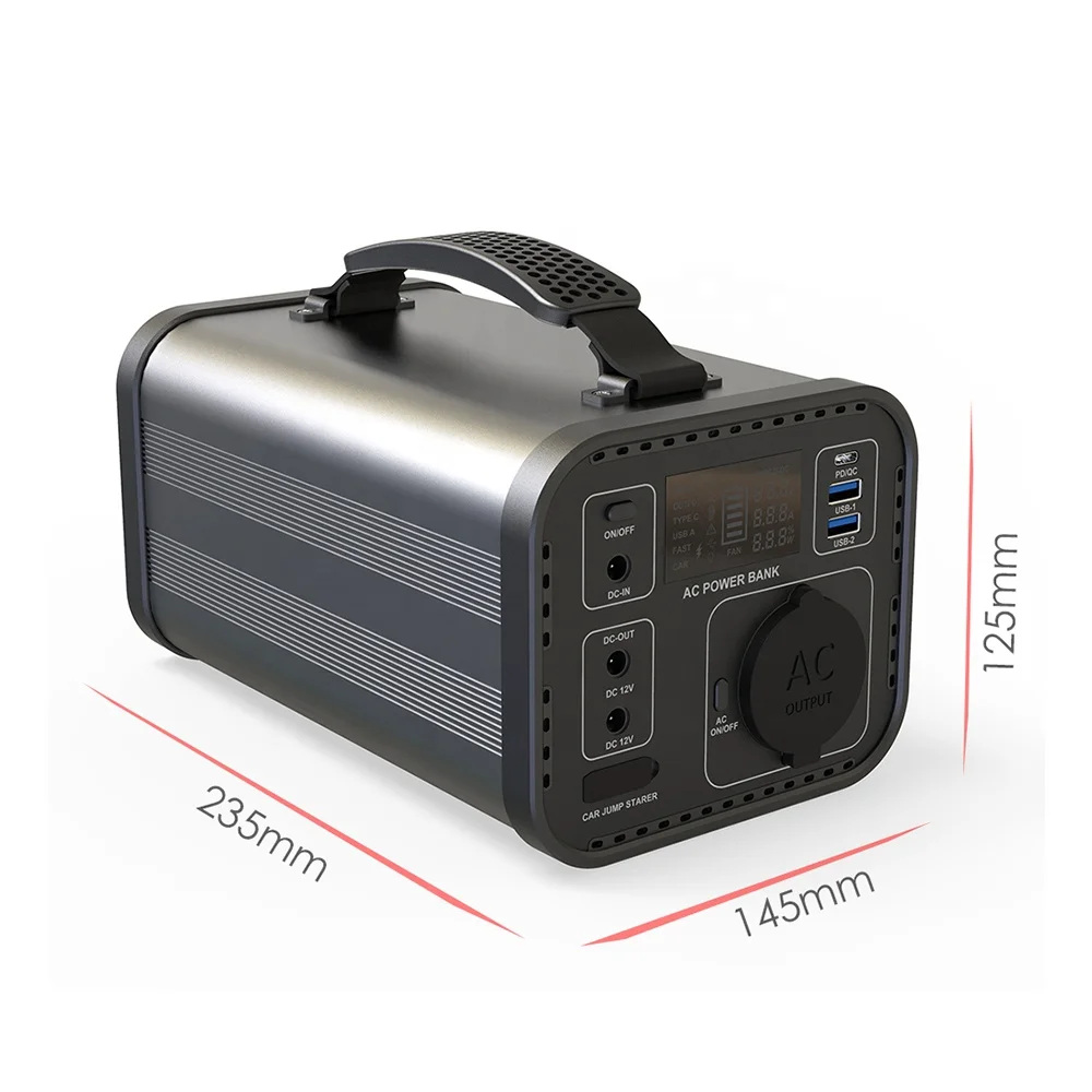 

Solar camping charger AC outlet PD power bank 300W 80000mAh