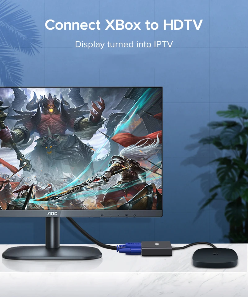 SUPTEC адаптер hdmi-vga конвертер 1080P HDMI цифровой аналоговый видео аудио кабель для ноутбука PS3 PS4 tv Box PC HD tv проектор