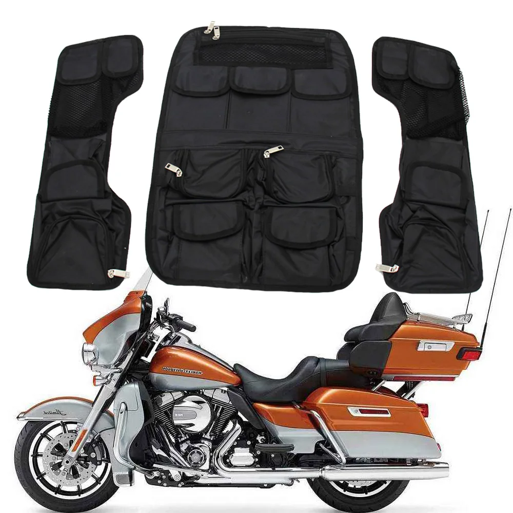

For Harley Touring Models 1993-2013 Motorcycle Motorbike Saddlemen Saddlebag Lid & Tour Pak Pack Organizer
