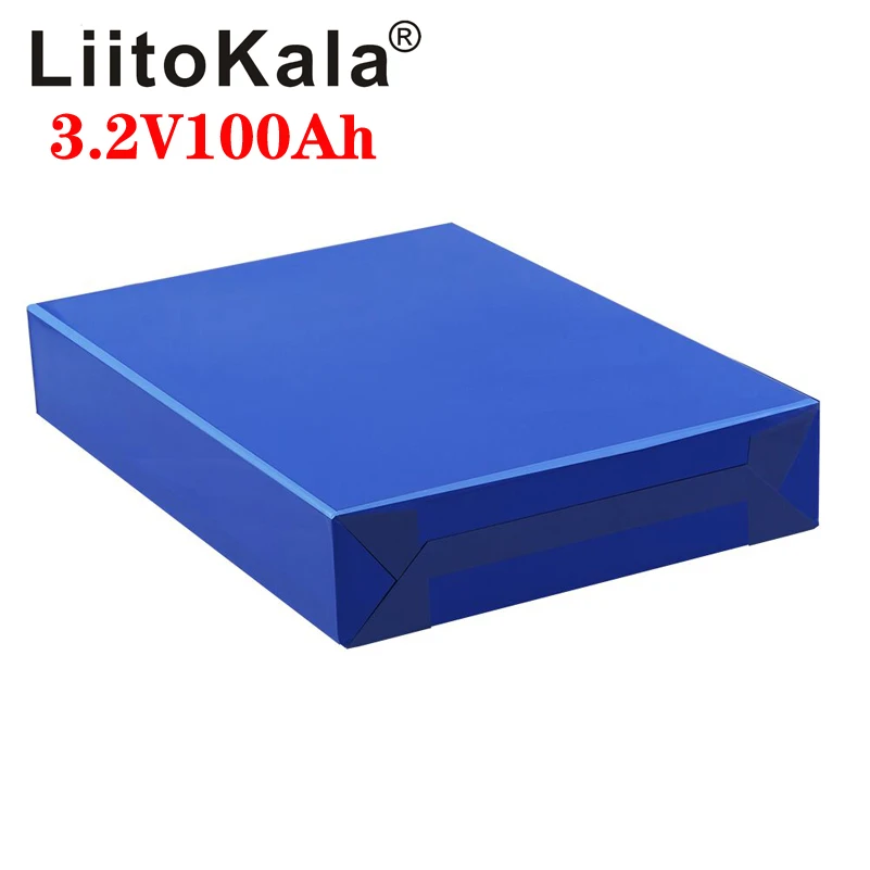 

4pcs LiitoKala 3.2V 100Ah LiFePO4 battery pack Lithium iron phospha DIY 4S 12V Motorcycle Electric Car Solar Inverter batteries