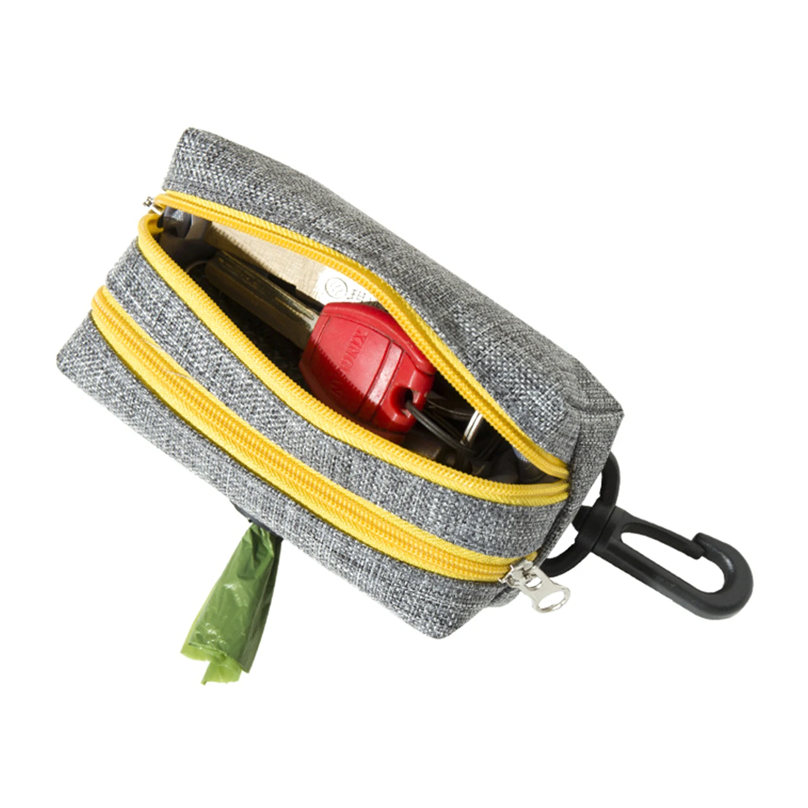 

Dog Waste Bag Holder With Secure Clip And D-Ring Poop Bag Dispenser Attaches To Dog Leash Convenient Dog Waste Bag Dispenser