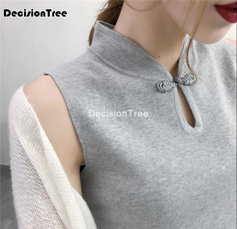 2021 Сетчатая ткань Китайское платье для женщин с высоким плотно облегающим шею