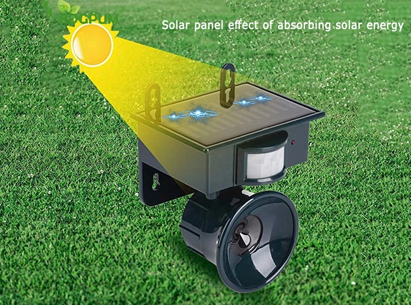 Ультразвуковой репеллент с солнечной батареей Репеллент для отпугивания