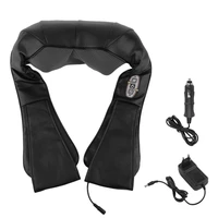 portable heating type kneading massage car home dual use shawl vertebra massage device 4d neck massager tool