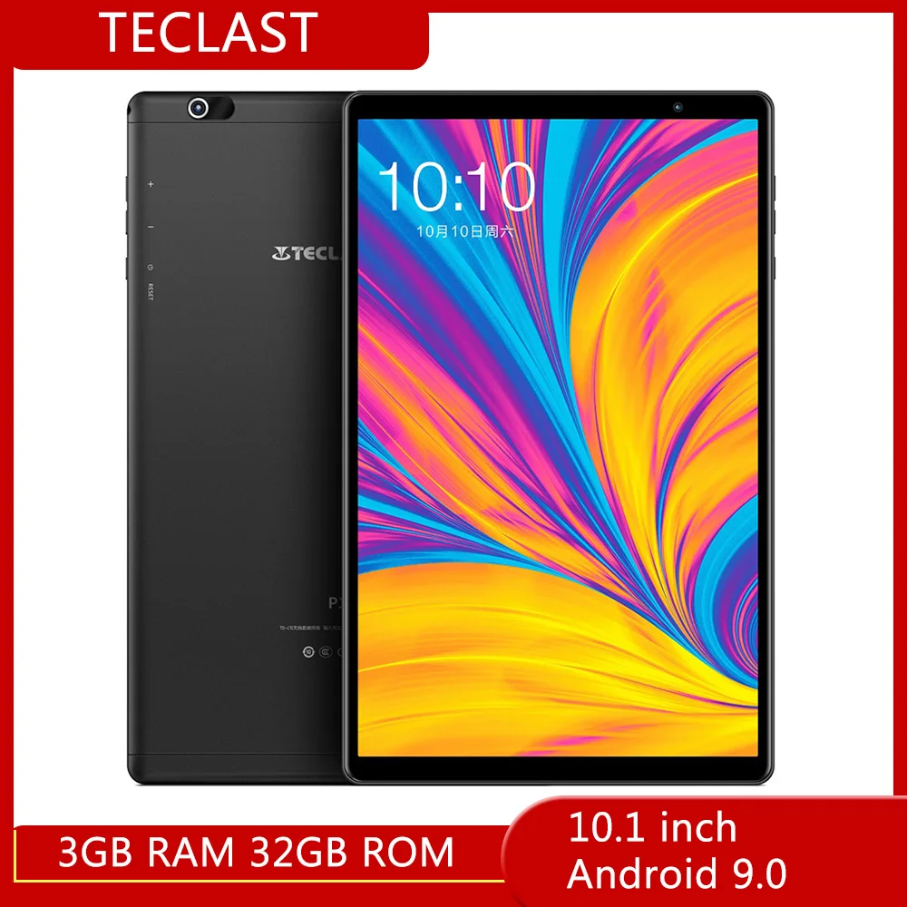Teclast P10HD 10 1-дюймовый планшет с восьмиядерным процессором ОЗУ 3 ГБ ПЗУ 32 1920x1200 Android 9 0