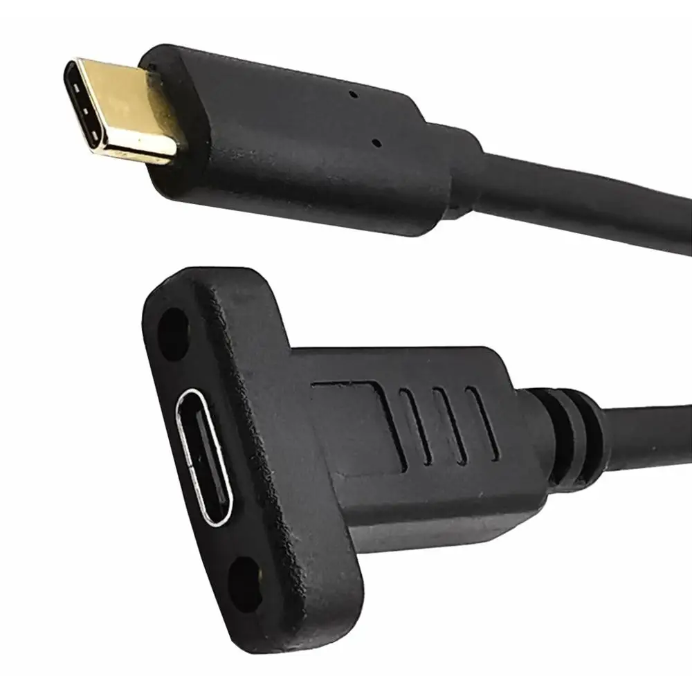 10 Гбит/с USB C 3.1 Type-C штырь-гнездо Удлинительный кабель для передачи данных с