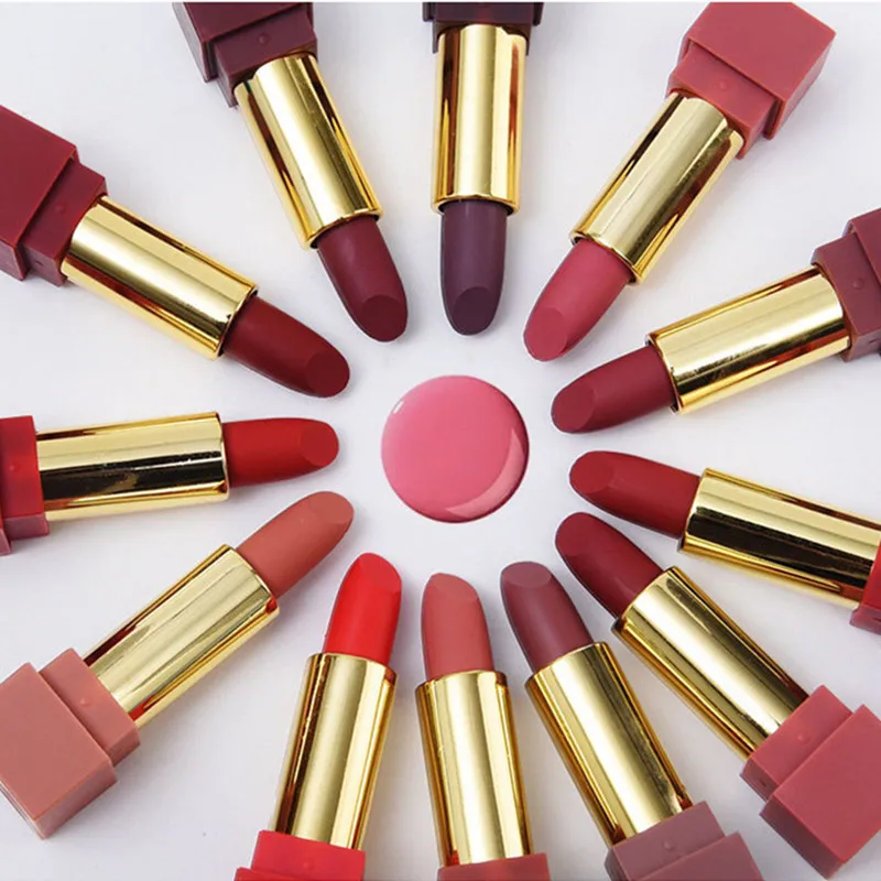 Набор матовых помад для губ 12 шт./лот водостойкий питательный бархатный карандаш