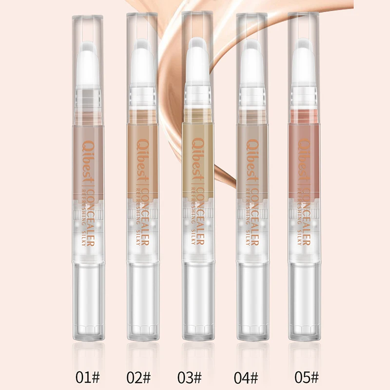 Жидкий консилер для макияжа карандаш вращающийся Осветляющий полное покрытие