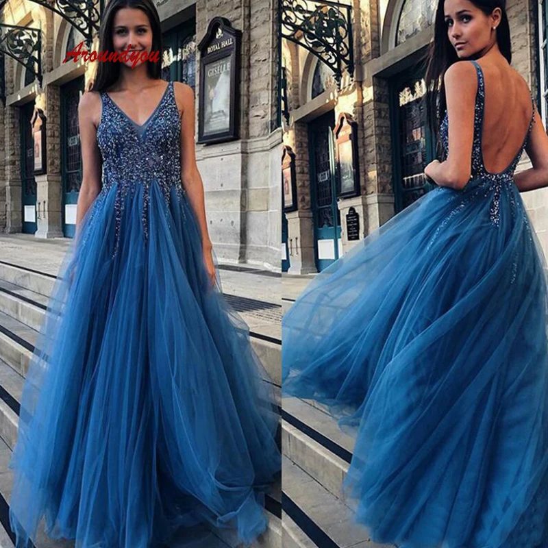 

Luxury Long Evening Dresses Party Sexy Plus Size Women Ladies Prom Formal Dresses Evening Gown