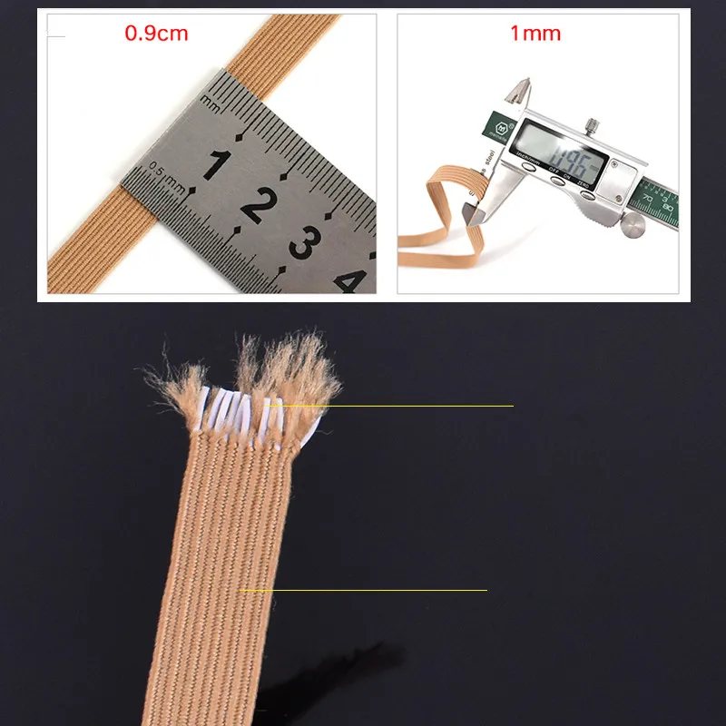 10 м DIY Швейные принадлежности эластичная лента/ручной работы пояс/красочные эластичные ленты/лямки для одежды цвета ширина 9 мм