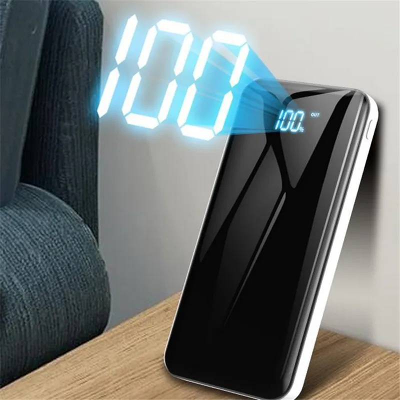 80000mah portable digital display power bank fast charging external battery mobile phone charger for xiaomi phone samsung free global shipping