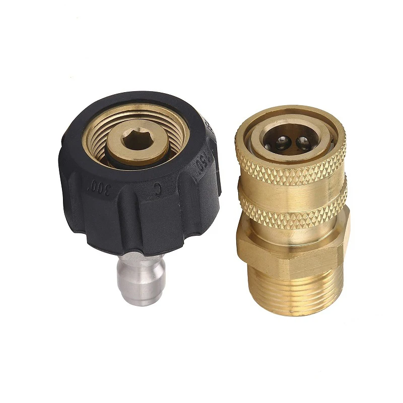 

Adapter Coupler Set 5000PSI Washing Attachment Fittings Replacement Outdoor