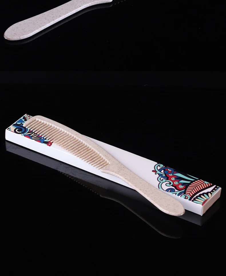 Многоразовые одноразовые гребни соломенные гостиничные инструменты для укладки