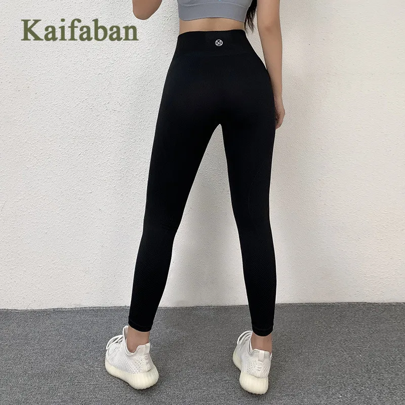 Женские Бесшовные штаны для йоги 3XL леггинсы фитнеса с эффектом пуш-ап