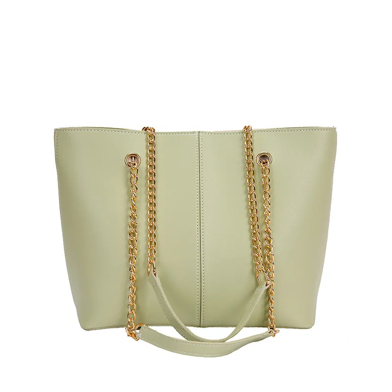 

Large Capacity Bag 2021 New Trendy Korean Style Fashion Chain Handbag Internet Celebrity Single Shoulder Bucket Bag for Women