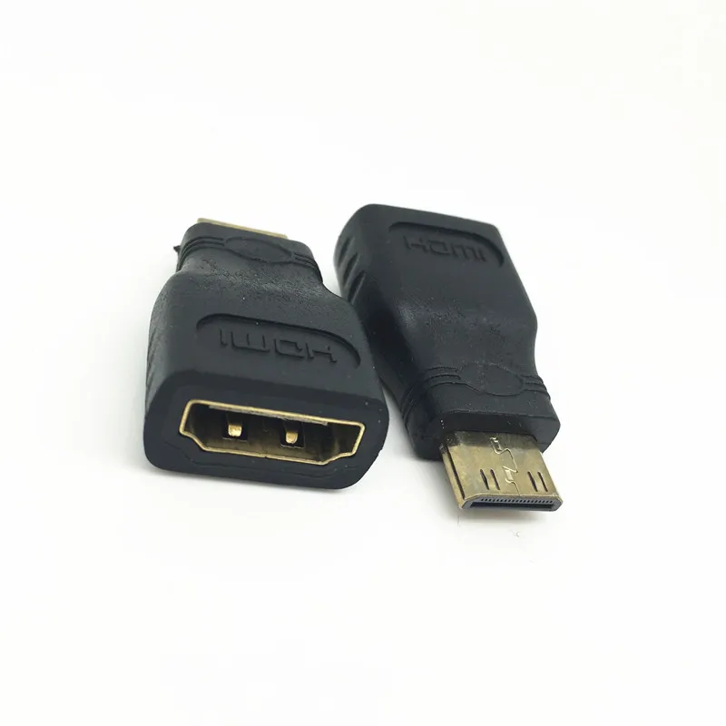 Позолоченный 1080P Мини разъём HDMI папа Стандартный Женский