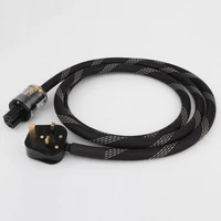 yter high quality 507 ac power cable audio and video power cable with pure copper iec connector uk plug hifi power cable