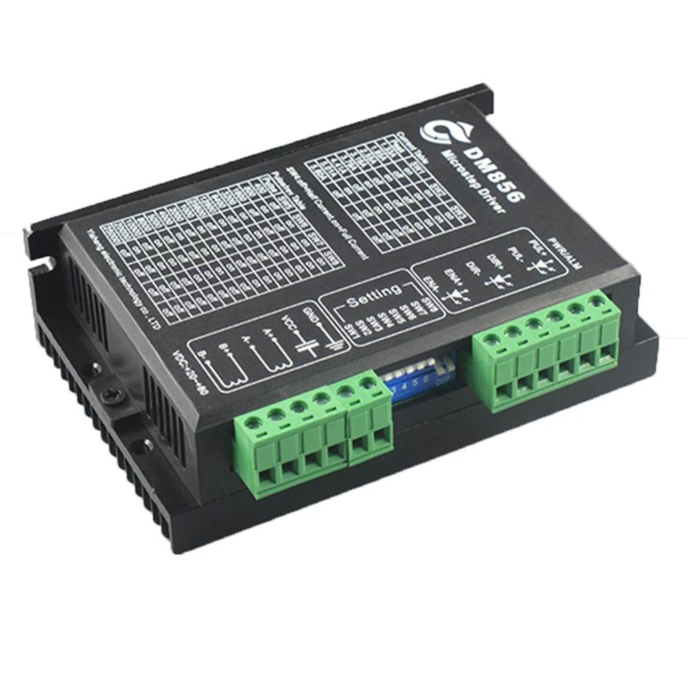 Driver Digital 86 Motor Deslizante Motorista Bifásico 20-80vdc 1pc Dm856 32 Bit Dsp