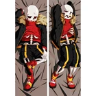 Игра Undertale Sans аниме дакимакура скелет мальчик обнимающий тело подушка чехол постельное белье отаку наволочка по мотивам косплея чехол Подарок