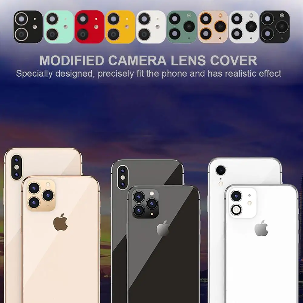 Новый модифицированный чехол для объектива камеры iphone Xr сменный на 11