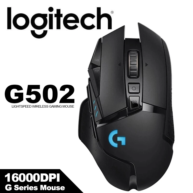 Беспроводная игровая мышь Logitech G502 LIGHTSPEED LIGHTSYNC RGB Освещение 11 кнопок | Компьютеры и