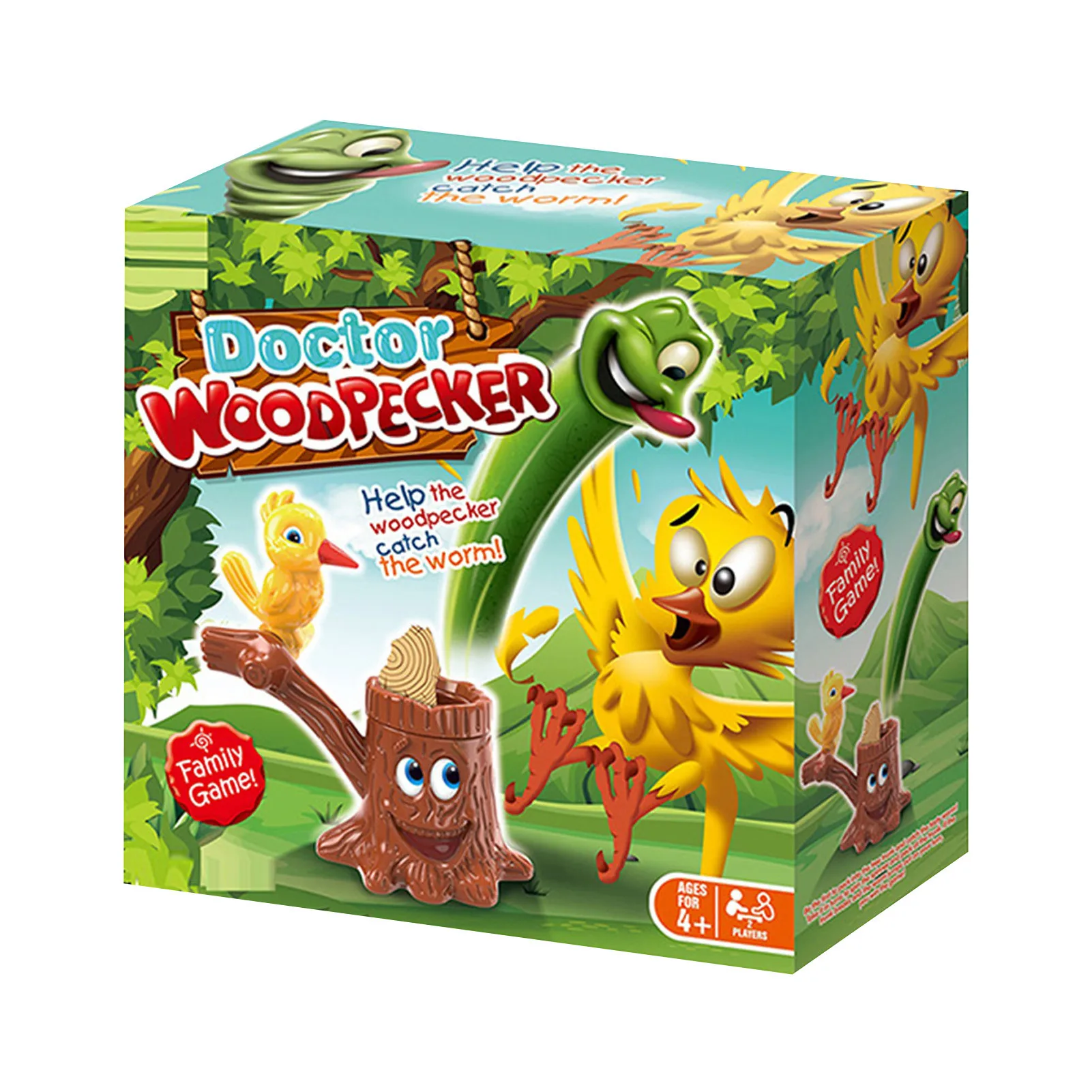 Игрушки для игр с Дятлом игрушки отдыха развлечения насекомые птицы настольные